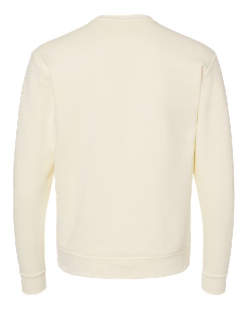 Unisex Santa Barbara Pocket Crewneck Sweatshirt - Natural Back