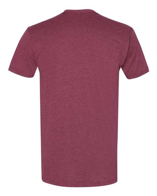 Sueded T-Shirt - Heather Maroon Back