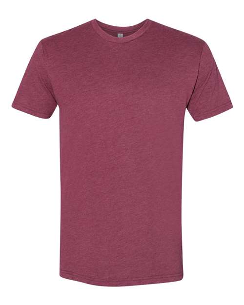 Sueded T-Shirt - Heather Maroon Front