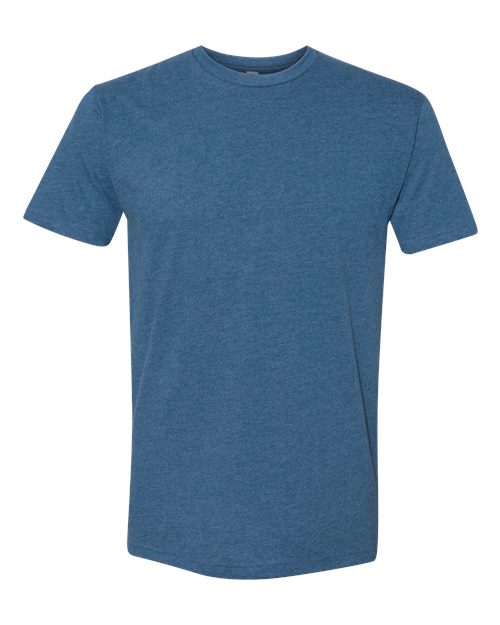 Sueded T-Shirt - Heather Cool Blue Front