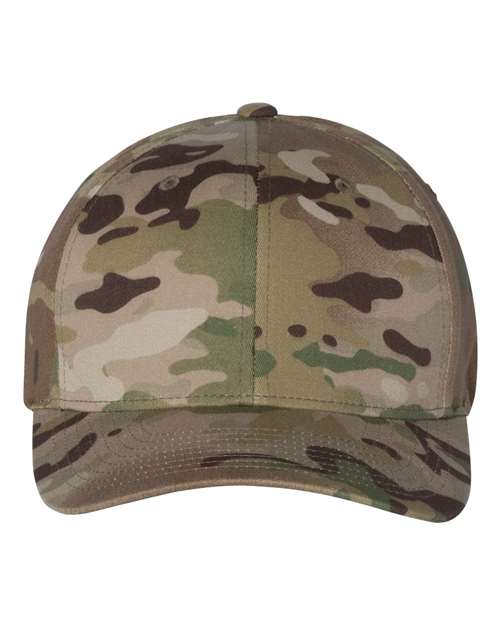 Cotton Blend Cap - Multicam Green Front