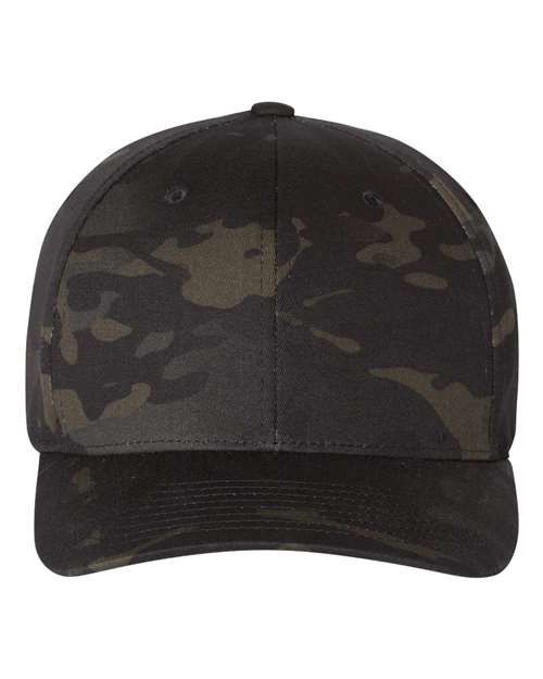 Cotton Blend Cap - Multicam Black Front