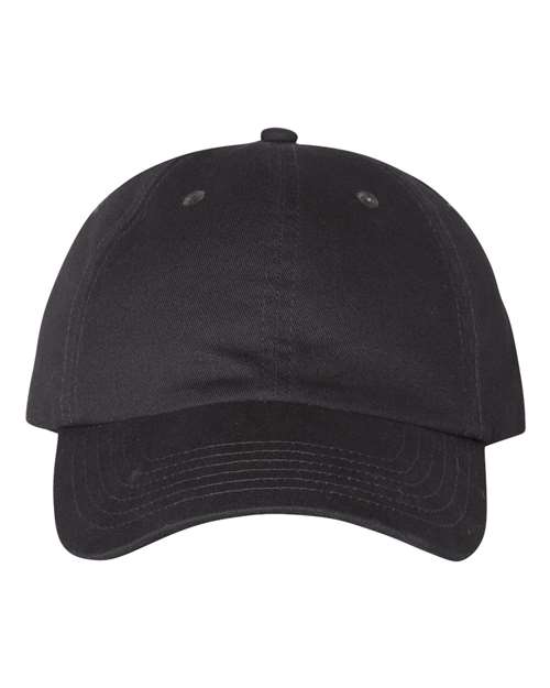 Brushed Twill Cap - Charcoal Front