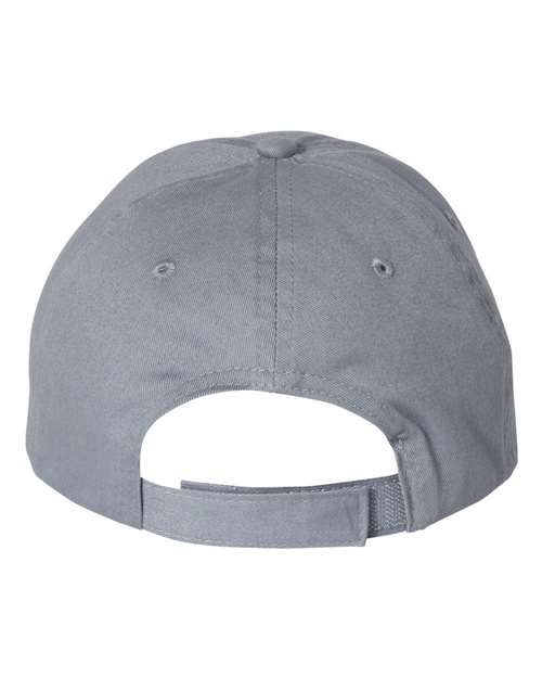 Brushed Twill Cap - Dark Grey Back