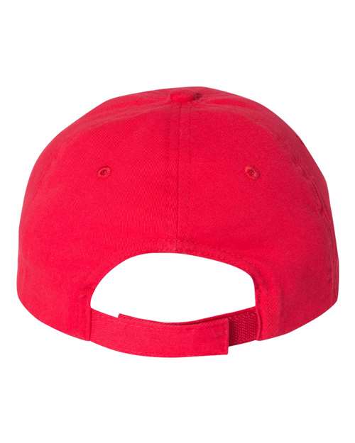 Brushed Twill Cap - Red Back