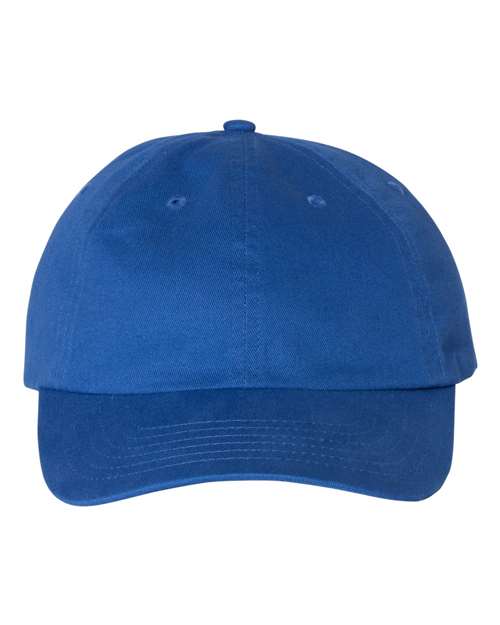 Brushed Twill Cap - Royal Front