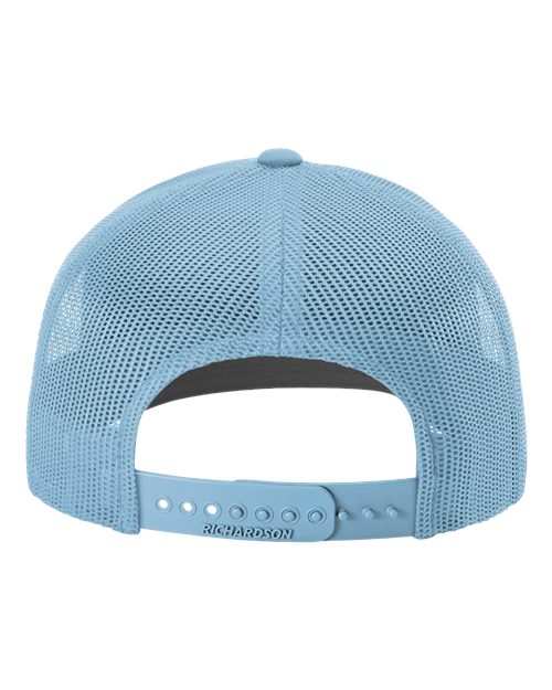 Snapback Trucker Cap - Columbia Blue Back