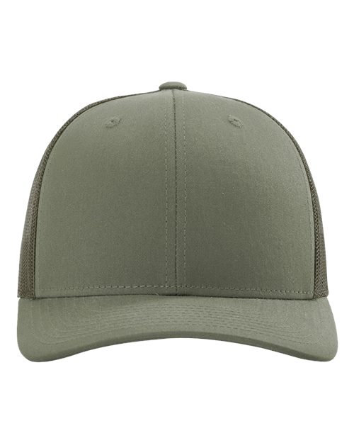 Snapback Trucker Cap - Loden Front