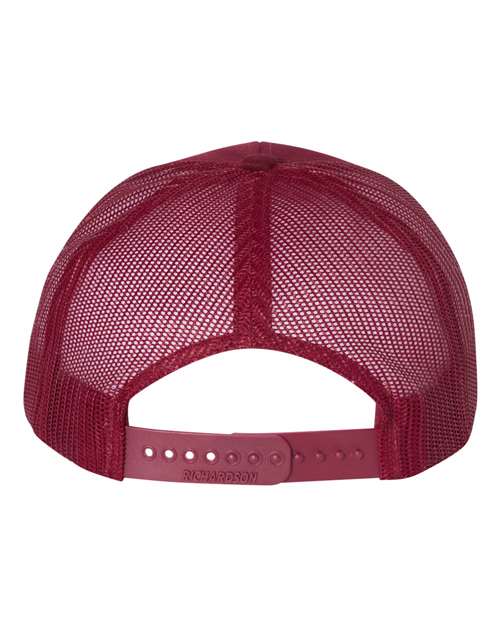 Snapback Trucker Cap - Cardinal Back