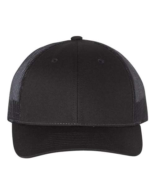 Low Pro Trucker Cap - Black Front