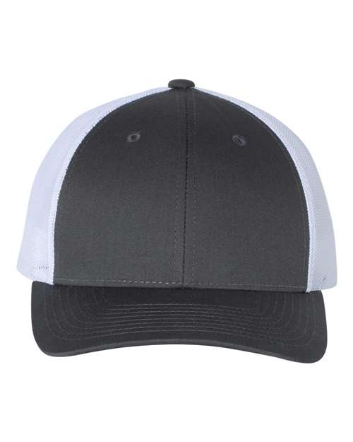 Low Pro Trucker Cap - Charcoal/ White Front