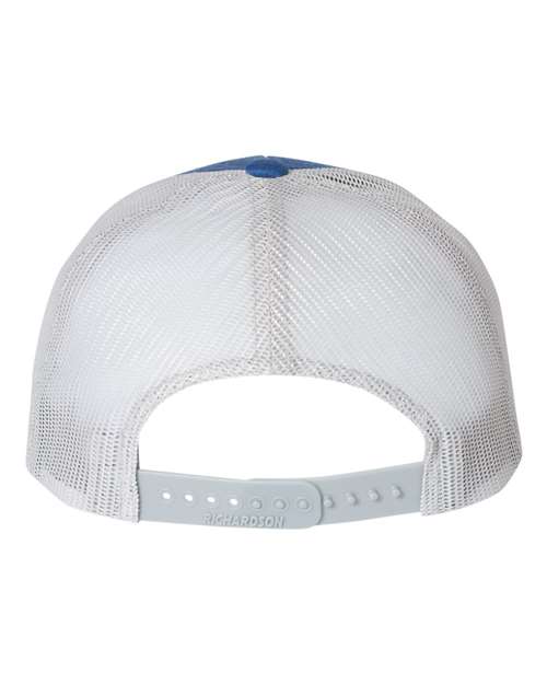 Low Pro Trucker Cap - Heather Royal/ Light Grey Back