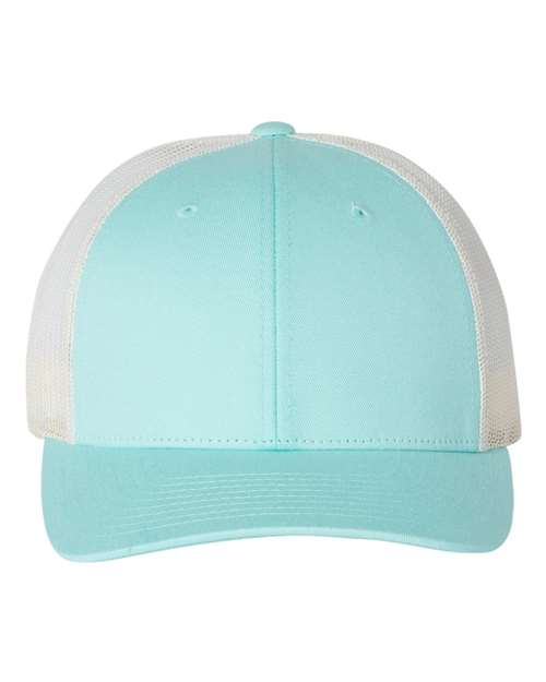 Low Pro Trucker Cap - Aruba Blue/ Birch Front