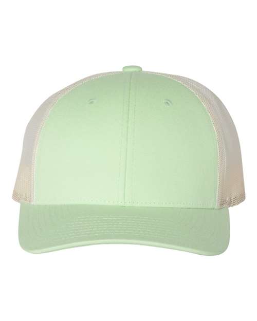 Low Pro Trucker Cap - Patina Green/ Birch Front