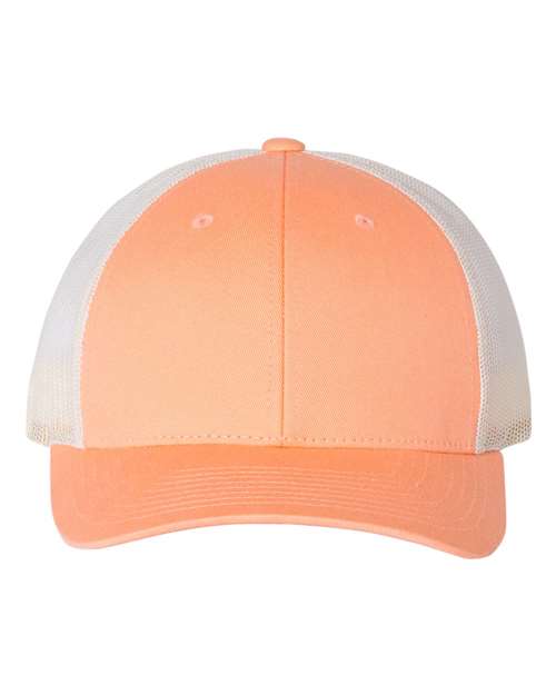 Low Pro Trucker Cap - Sunkissed Peach/ Birch Front