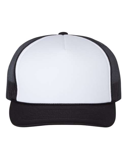 Foamie Trucker Cap - White/ Black Front