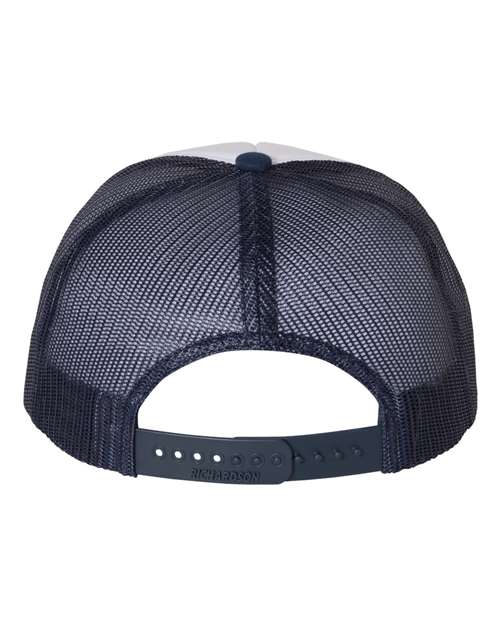 Foamie Trucker Cap - White/ Navy Back