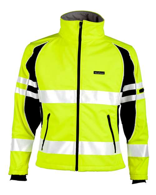 Women's Premium Black Series® Soft Shell Jacket - Lime Front