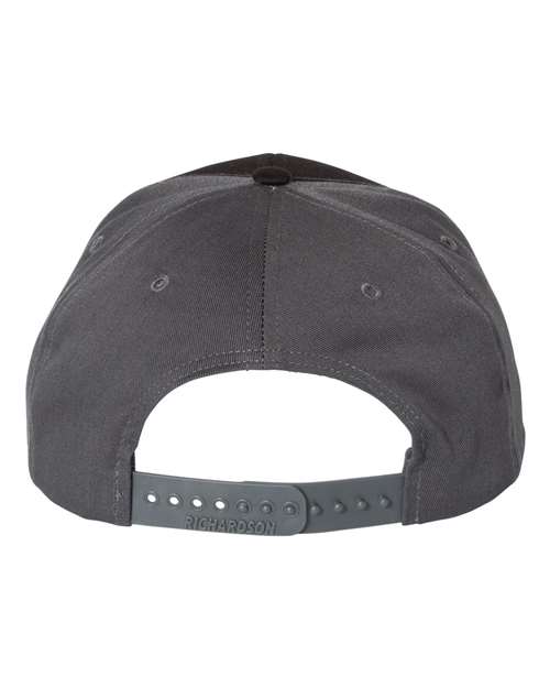 Twill Back Trucker Cap - Black/ Charcoal Back