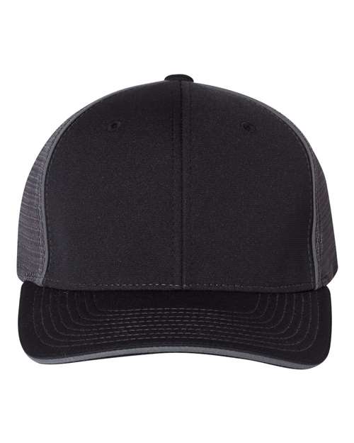 Pulse Sportmesh R-Flex Cap - Black/ Charcoal Split Front