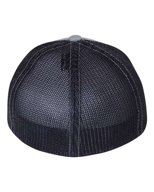 R-Flex Trucker Cap - Heather Grey/ Navy Back