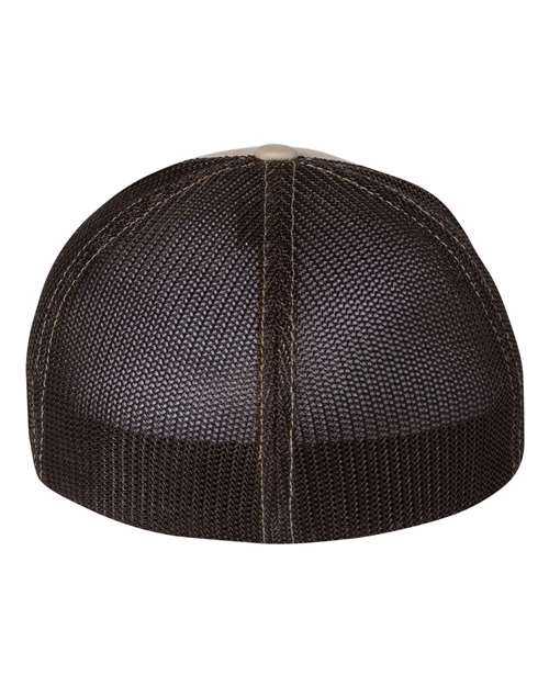 R-Flex Trucker Cap - Khaki/ Coffee Back