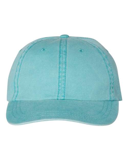 Pigment-Dyed Cap - Aqua Front