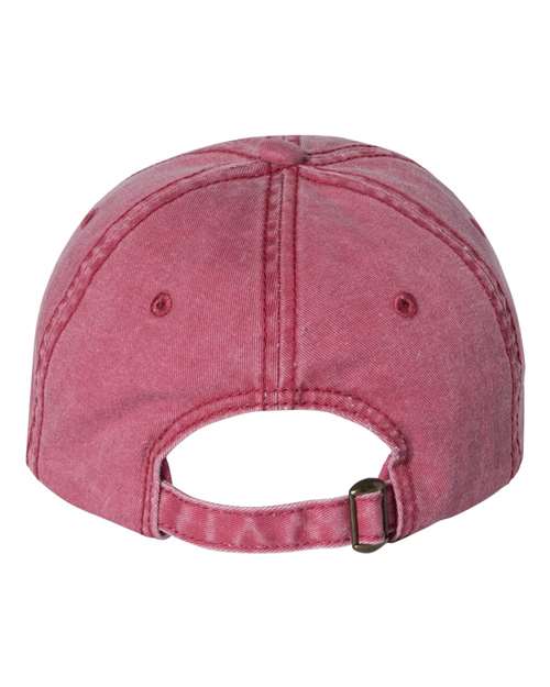 Pigment-Dyed Cap - Cardinal Back