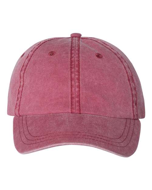 Pigment-Dyed Cap - Cardinal Front