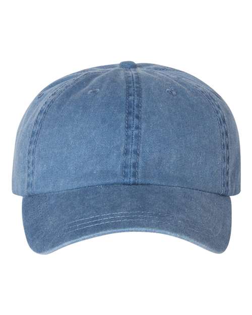 Pigment-Dyed Cap - Royal Blue Front