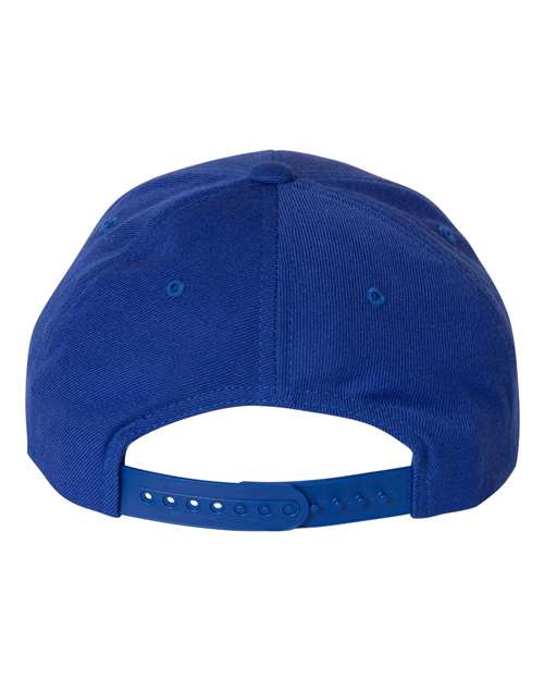 Premium Curved Bill Snapback Cap - Royal Back