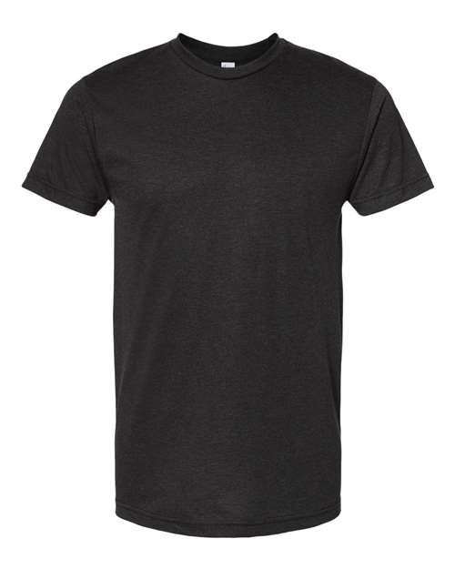 Bayside Unisex USA-Made Triblend T-Shirt - Tri Black Front
