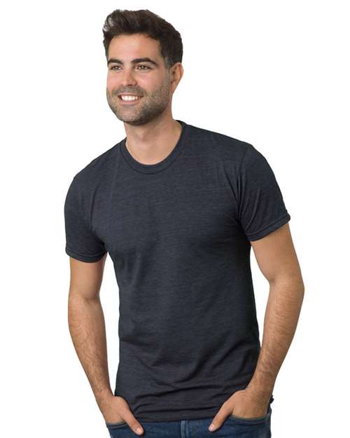 Unisex USA-Made Triblend T-Shirt - Tri Dark Grey Front