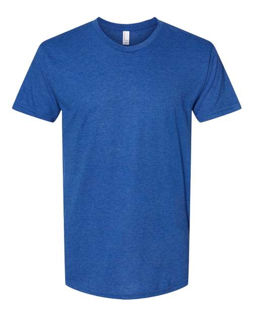 Unisex USA-Made Triblend T-Shirt - Tri Royal Blue Front