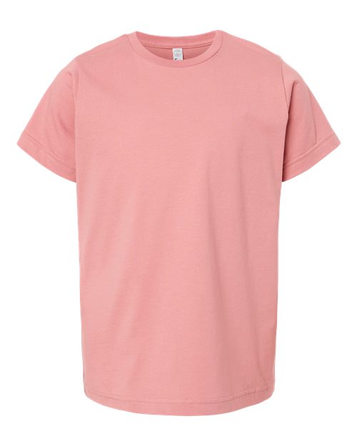 Youth Fine Jersey Tee - Mauvelous Front