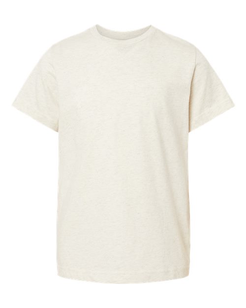 Youth Fine Jersey Tee - Natural Heather Front