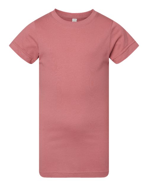 Girls' Fine Jersey Tee - Mauvelous Front