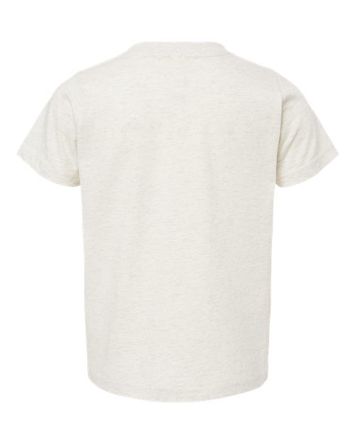 Toddler Fine Jersey Tee - Natural Heather Back