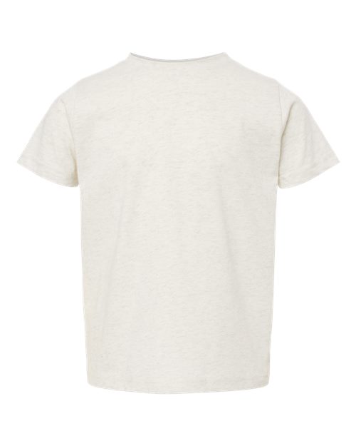 Toddler Fine Jersey Tee - Natural Heather Front