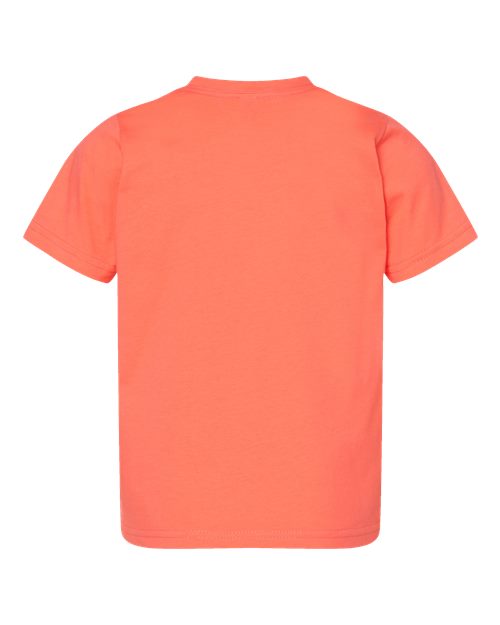 Toddler Fine Jersey Tee - Papaya Back