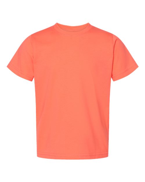 Toddler Fine Jersey Tee - Papaya Front