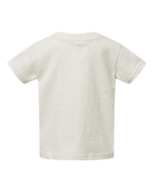 Infant Fine Jersey Tee - Natural Heather Back
