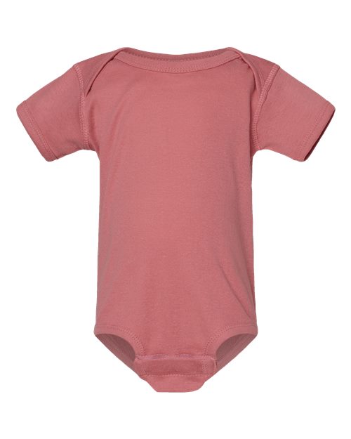 Infant Baby Rib Bodysuit - Mauvelous Front