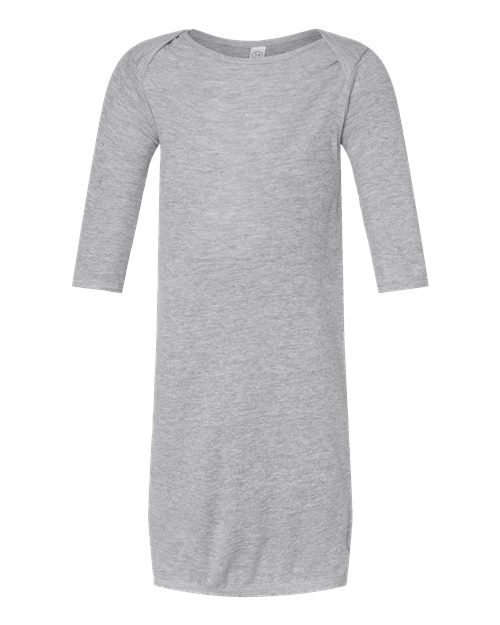 Infant Baby Rib Layette - Heather Front