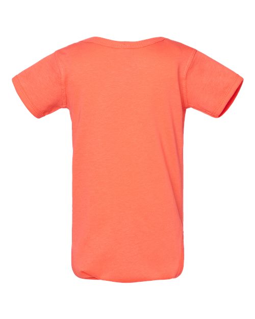 Infant Fine Jersey Bodysuit - Papaya Back