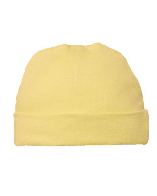 Infant Baby Rib Beanie - Butter Front