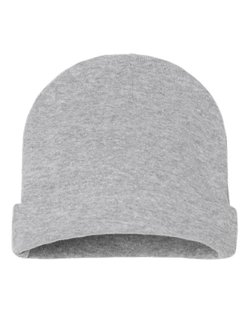 Infant Baby Rib Beanie - Heather Front