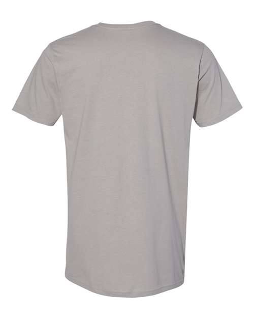 Unisex Fine Jersey Tee - Titanium Back