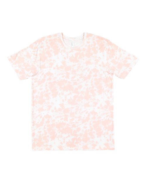Unisex Fine Jersey Tee - Rose Tie Dye Front