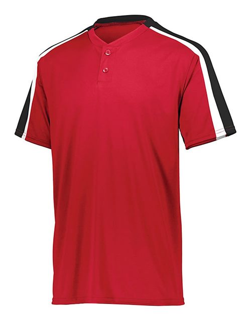Men's Power Plus Jersey 2.0 - Black/ White/ Silver Grey Front